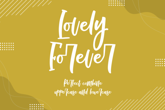 Lovely Forever Font Poster 5