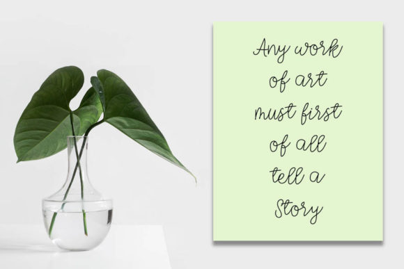 Lovely Home Font Poster 3