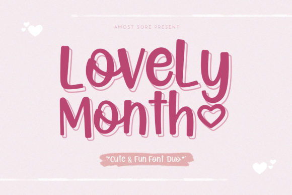 Lovely Month Font