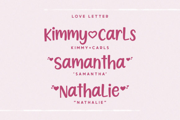 Lovely Month Font Poster 2