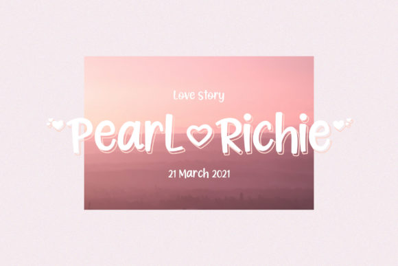 Lovely Month Font Poster 3