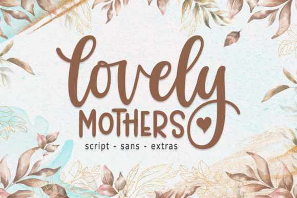 Lovely Mothers Font Poster 1