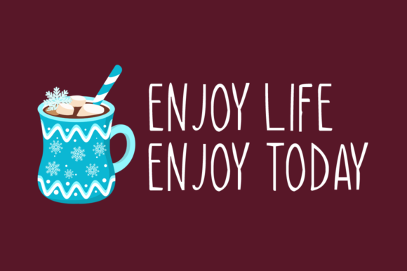 Lovely Mugs Font Poster 2