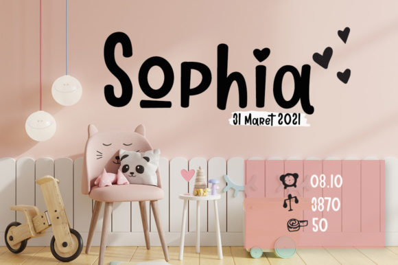 Lovely Pinkmatte Font Poster 2