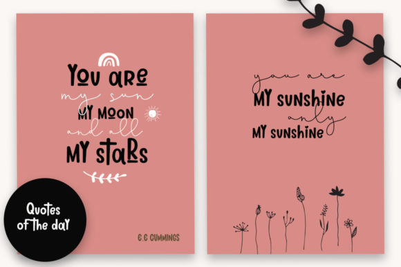 Lovely Pinkmatte Font Poster 5