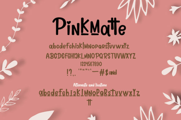 Lovely Pinkmatte Font Poster 8