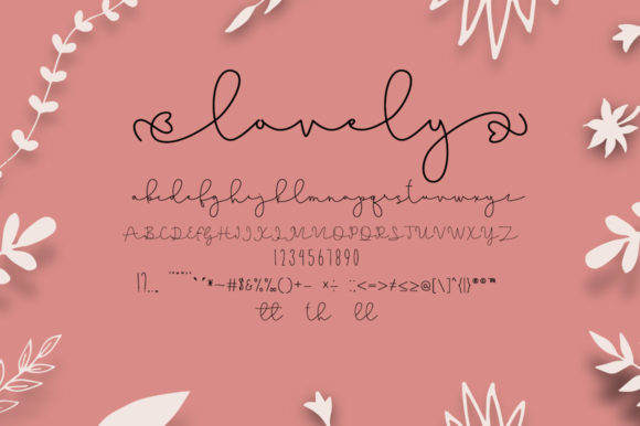 Lovely Pinkmatte Font Poster 9