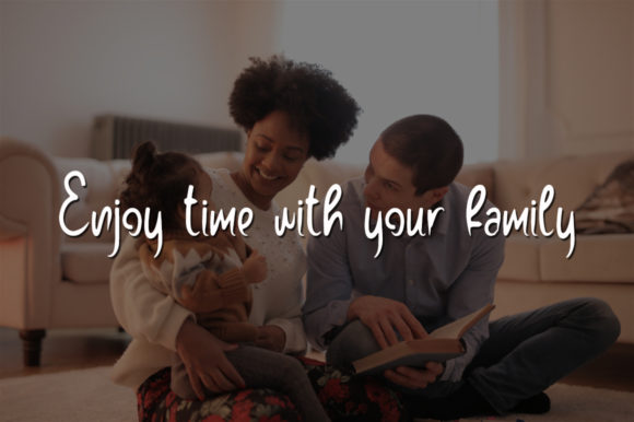 Lovely Time Font Poster 4