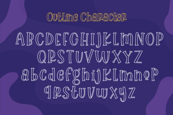 Lovely Unicorn Font Poster 8