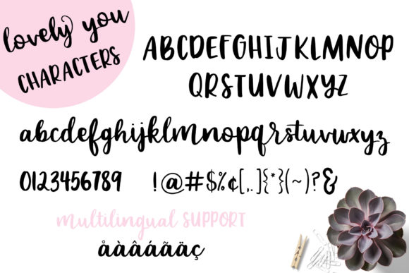 Lovely You Font Poster 3