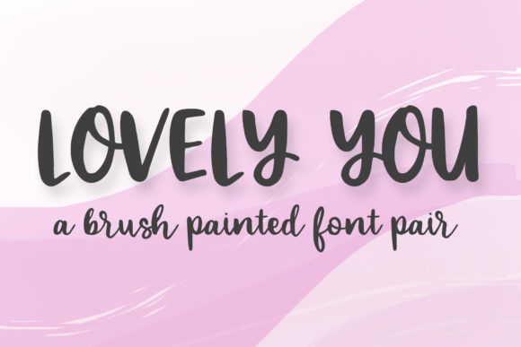 Lovely You Font Poster 8