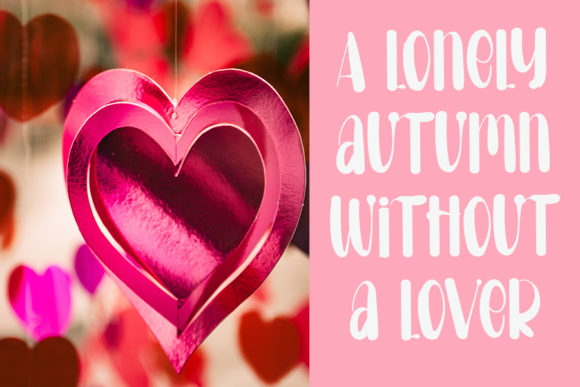 Lovers in Memories Font Poster 2