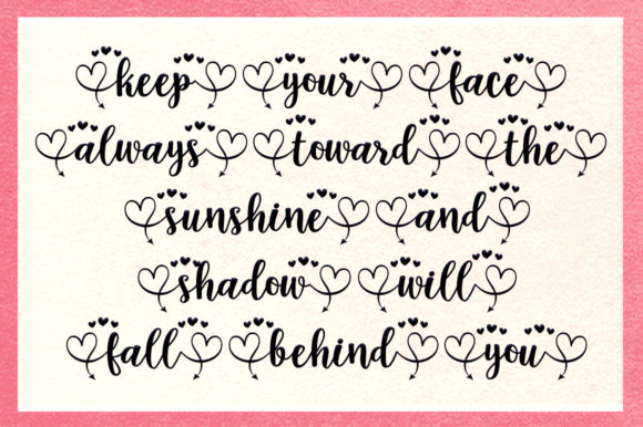 Lovesmith Font Poster 6