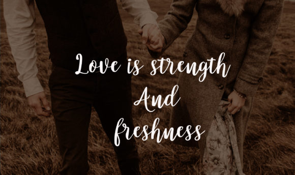 Lovestory Font Poster 2