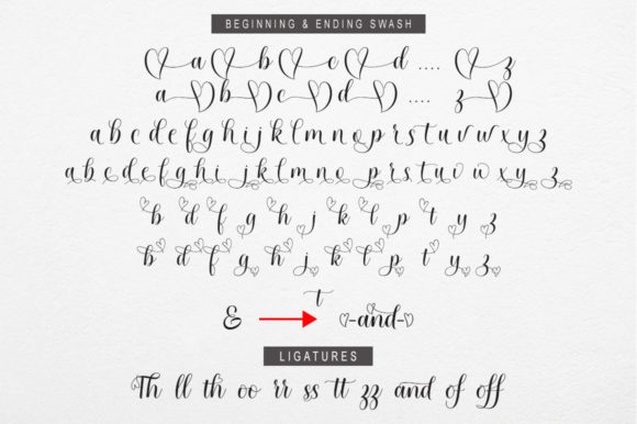 Lovetina Font Poster 10