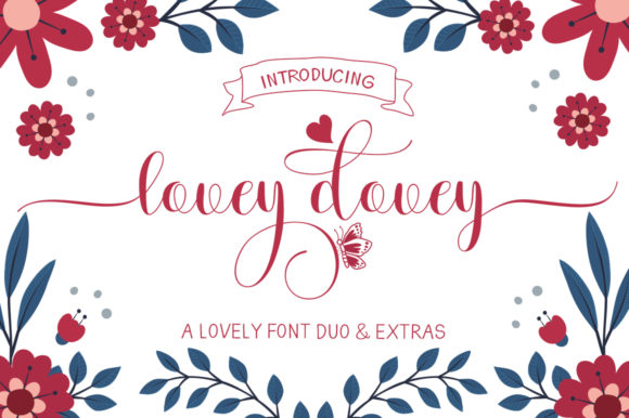 Lovey Dovey Font Poster 1