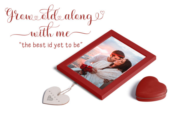 Lovey Dovey Font Poster 15