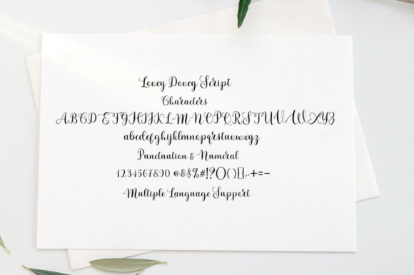 Lovey Dovey Font Poster 6