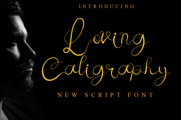 Loving Caligraphy Font Poster 1