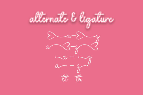Loving Font Font Poster 6