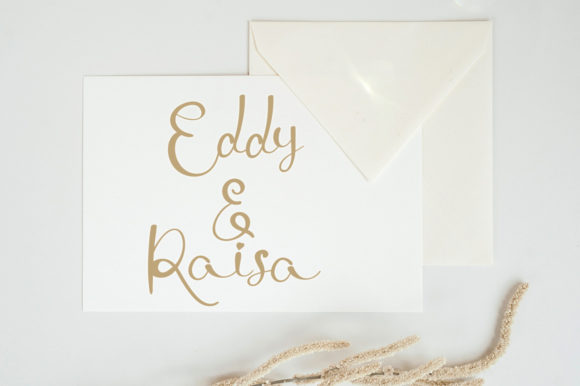 Loving Wedding Font Poster 3