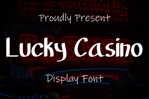 Lucky Casino Font Poster 1