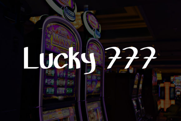Lucky Casino Font Poster 4