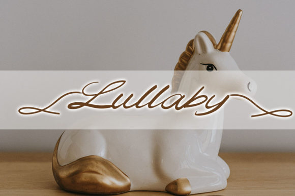 Lullaby Font Poster 1