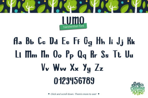 Lumo Font Poster 2