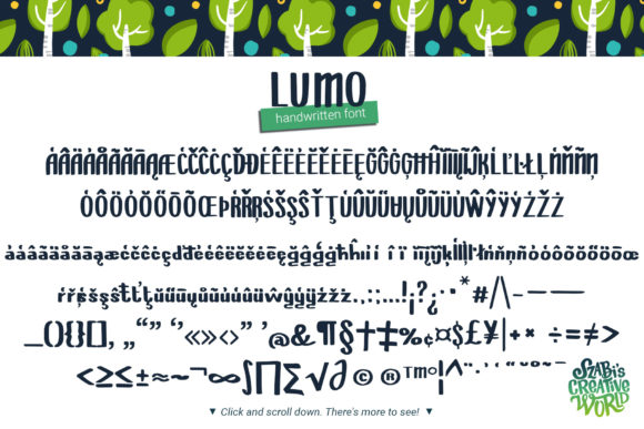 Lumo Font Poster 3