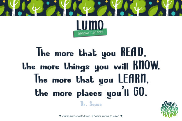 Lumo Font Poster 5