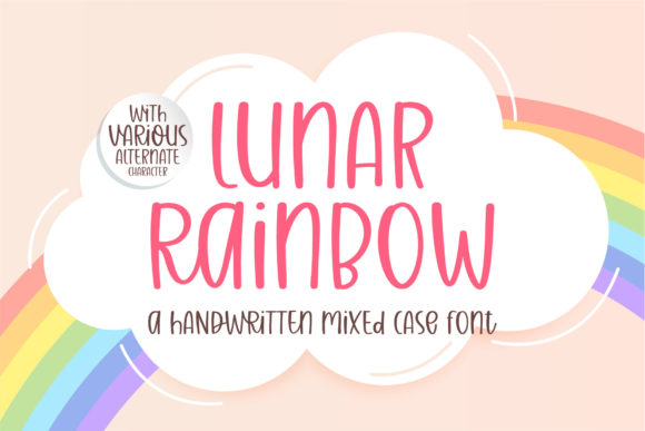 Lunar Rainbow Font