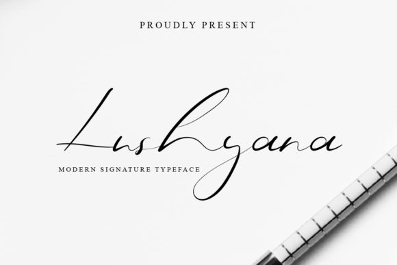 Lushyana Font Poster 1