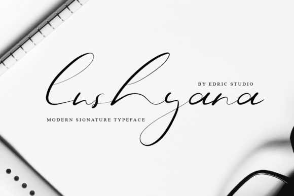 Lushyana Font Poster 2