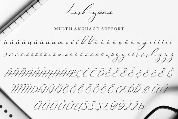 Lushyana Font Poster 10