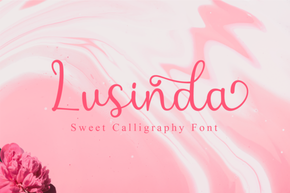 Lusinda Font Poster 1