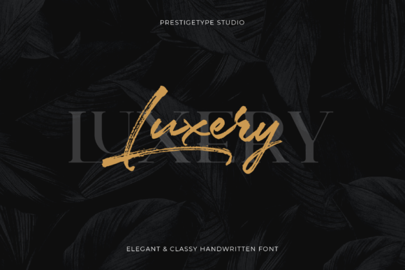Luxery Font Poster 1