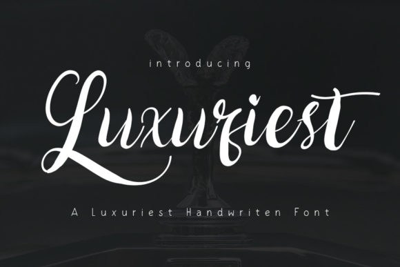 Luxuriest Font Poster 1