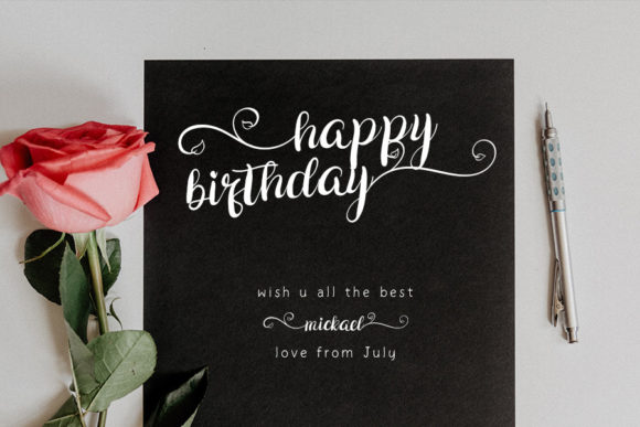 Luxuriest Font Poster 4