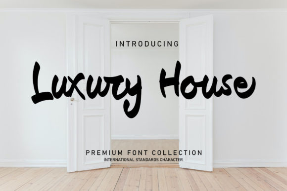 Luxury House Font Poster 1