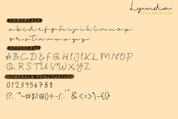 Lynda Font Poster 9