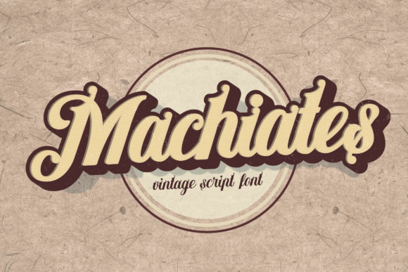 Machiates Font Poster 1
