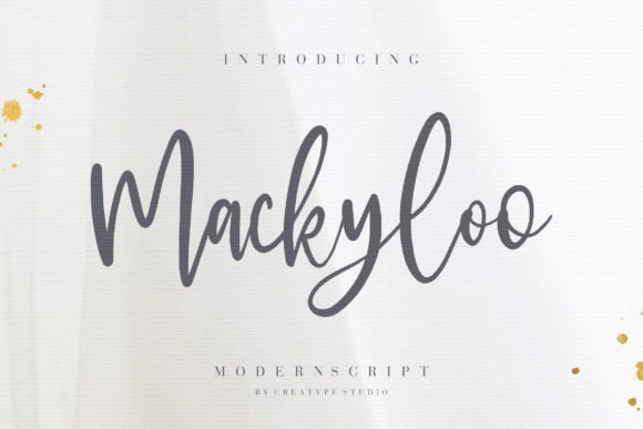 Mackyloo Font Poster 1
