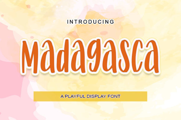 Madagasca Font Poster 1