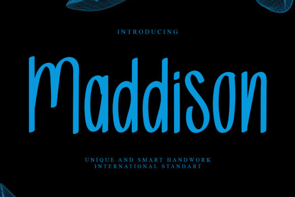 Maddison Font Poster 1