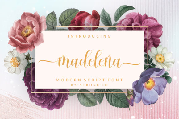 Madelena Font Poster 1