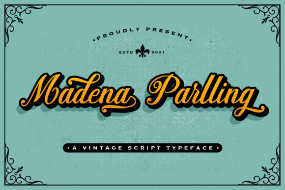 Madena Parlling Font Poster 1