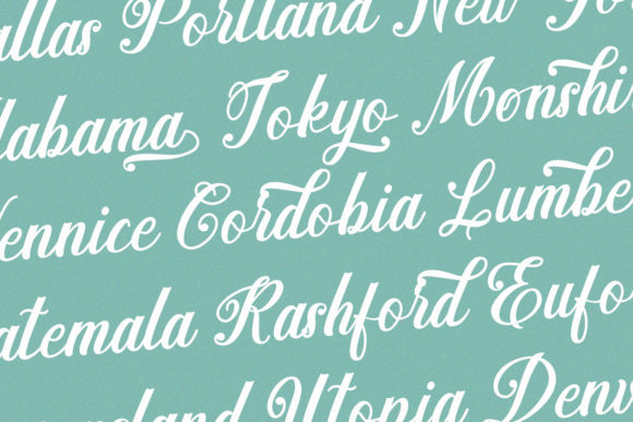 Madena Parlling Font Poster 2