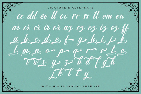 Madena Parlling Font Poster 14