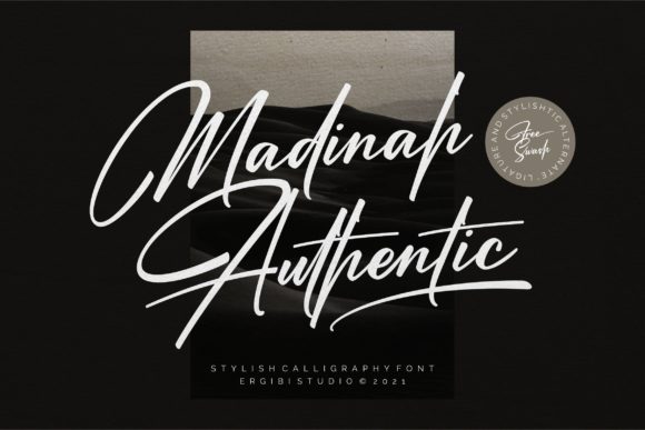 Madinah Authentic Font Poster 1